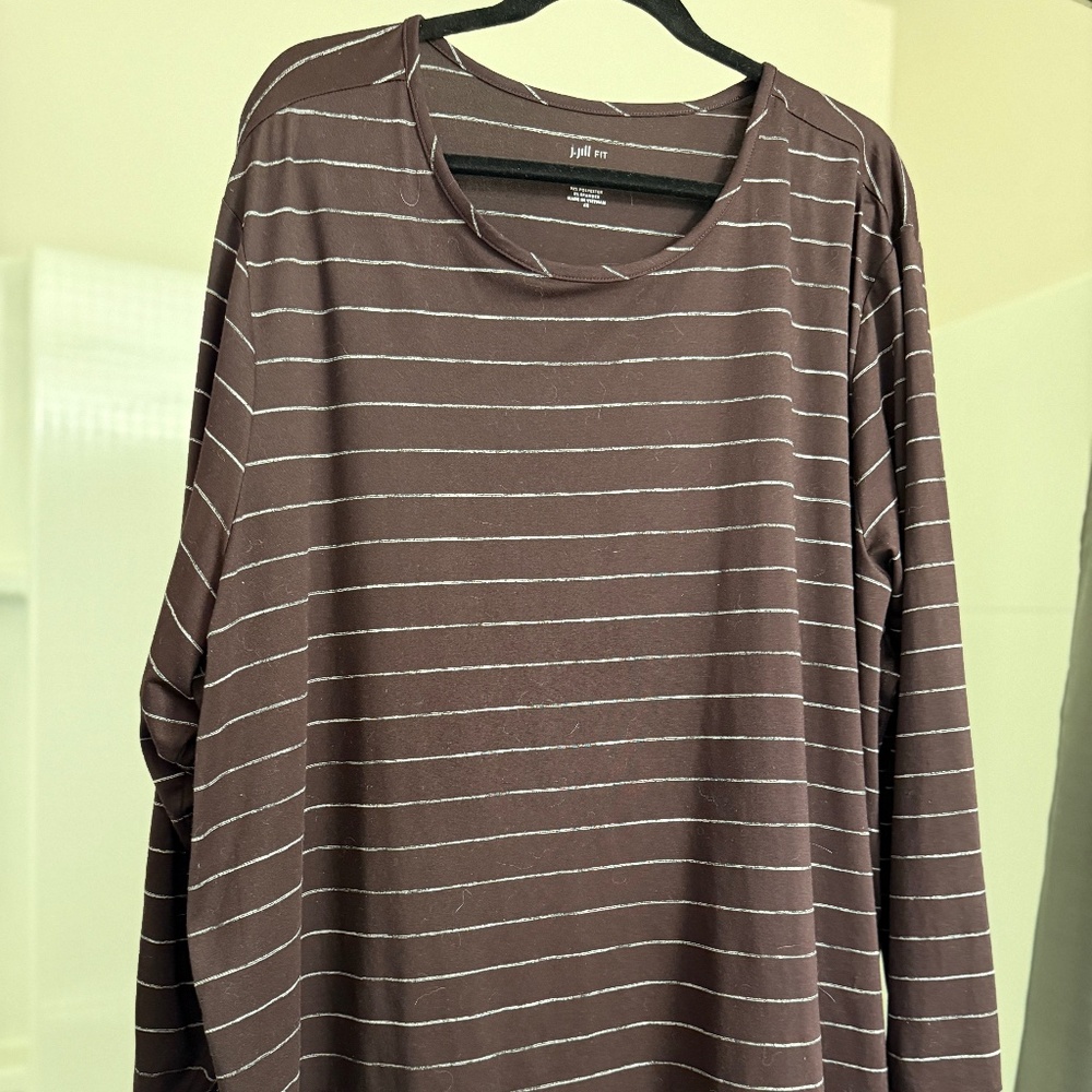J Jill FIT PERFORMANCE LONG-SLEEVE TEE